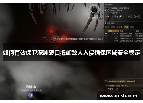 如何有效保卫深渊裂口抵御敌人入侵确保区域安全稳定
