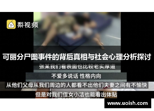 可丽分尸图事件的背后真相与社会心理分析探讨