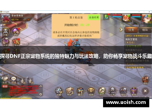 探寻DNF正宗宠物系统的独特魅力与玩法攻略，助你畅享宠物战斗乐趣